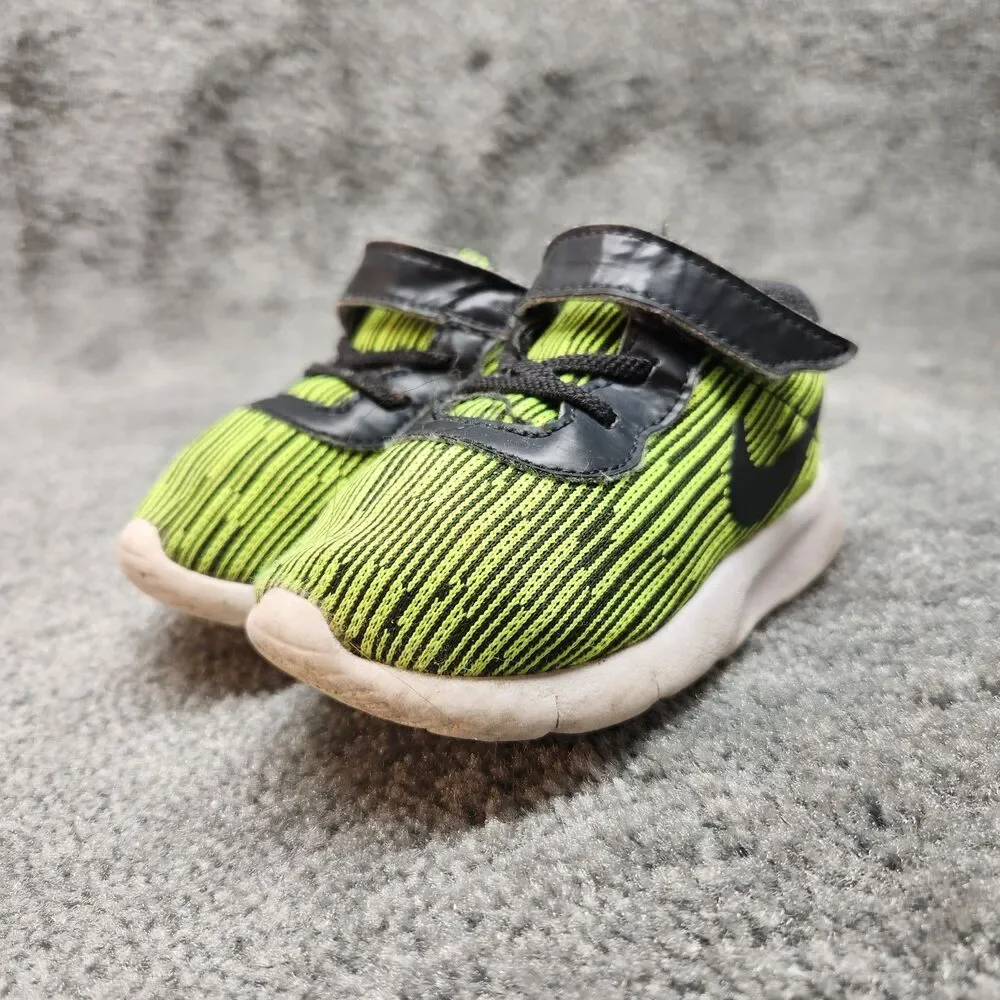 Nike Tanjun SE Baby Toddler Shoes Size 6C Green Running Walking Sneakers Comfort